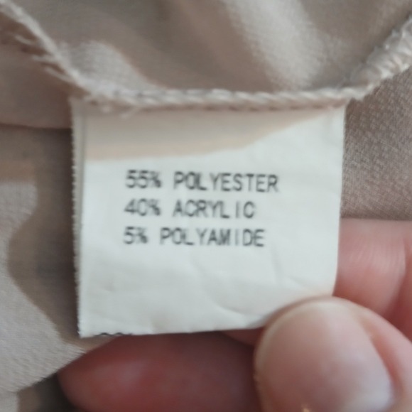 Simply Couture Womens Cream Knit Sweater Sequin Long Sleeve Top  Lagenlook XL - Picture 10 of 12